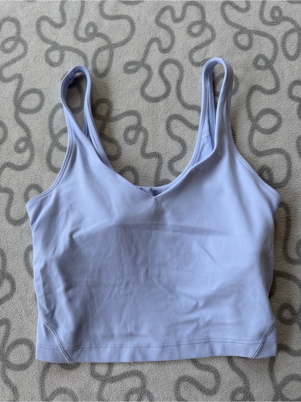 Lululemon Align Crop Tank in Blue Linen